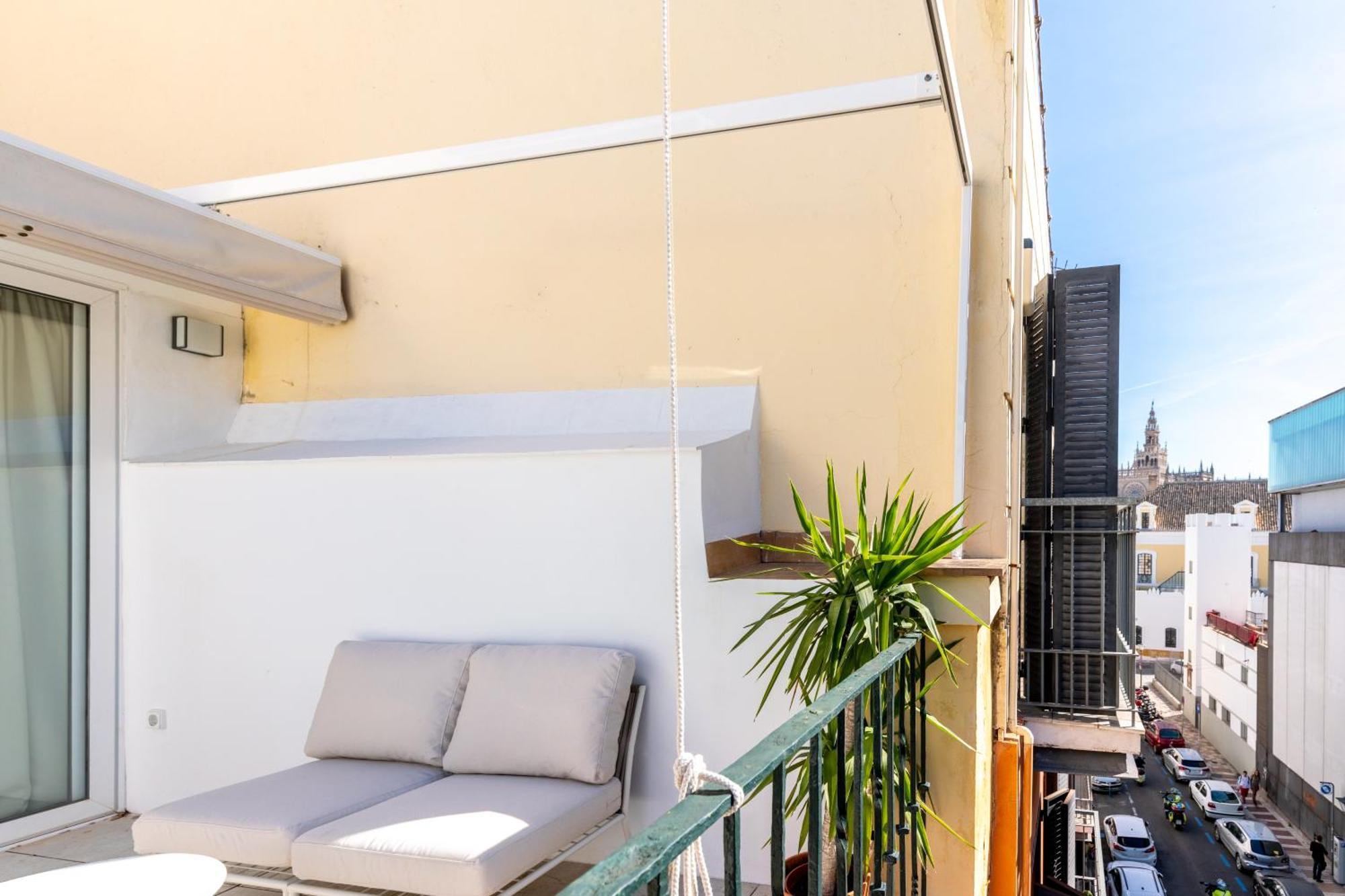 Duplex Con Terraza Junto A La Catedral Apartment เซบีญา ภายนอก รูปภาพ